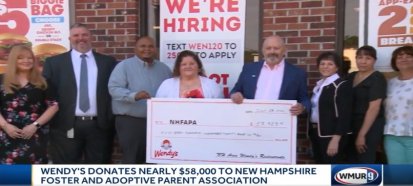 Wendy's owners make generous donation to NHFAPA